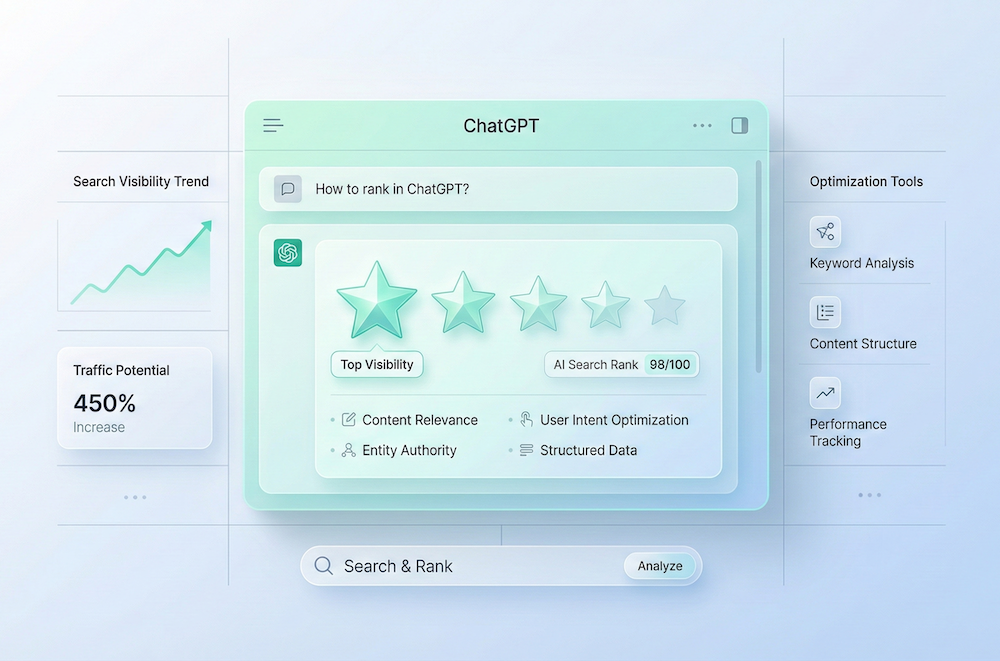 How to Rank in ChatGPT: The Ultimate Guide to AI Search Visibility