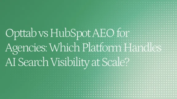 hubspot aeo — Opttab
